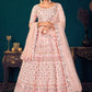 Buy Pink Wedding Lehenga In Georgette SFKHU11302 - Siya Fashions