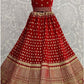 Buy Red Bridal Engagement  Velvet Lehenga SFANJ1279 - Siya Fashions