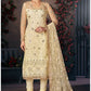 Cream Plus Size Sangeet Wedding Palazzo Suit SRSA330603 - Siya Fashions