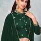 Designer Green Indian Sangeet Wedding Palazzo Suit SFDFS17901 - Siya Fashions