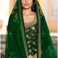 Green Bollywood Sangeet Palazzo Suit  SFSA286001 - Siya Fashions