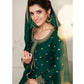 Green Nidhi Shah Bollywood Palazzo Suit In Silk SFSA289409 - Siya Fashions