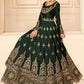 Green Sangeet Indian Party Anarkali Gown SFYS60202 - Siya Fashions