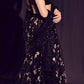 Black Party Wear Lehenga Choli With Floral Sequin SF0132IN - Siya Fashions