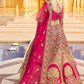 Indian Bridal Pink Velvet Hand Work Lehenga Choli SFARY10501 - Siya Fashions