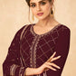 Maroon Evening Indian Pakitani Palazzo Salwar Suit SFYS65609 - Siya Fashions