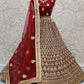 Maroon Heavy Bridal Lehenga Set Zari Embroidery SFANJ1179 - Siya Fashions