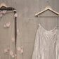 Online Grey Silk Diamond Work Lehenga Choli SF0206 - Siya Fashions