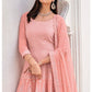 Pastel Pink Bollywood Sangeet Wedding Palazzo Suit  SFDSIF5404 - Siya Fashions