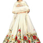 Pearl White Floral Festive Lehenga Choli SROY337101 - Siya Fashions