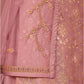 Pink Embroidered Jacquard Wedding Palazzo Kameez EXSA266804 - Siya Fashions