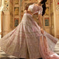Purple Elegant Bridal Reception Lehenga In Organza SFARY10909 - Siya Fashions