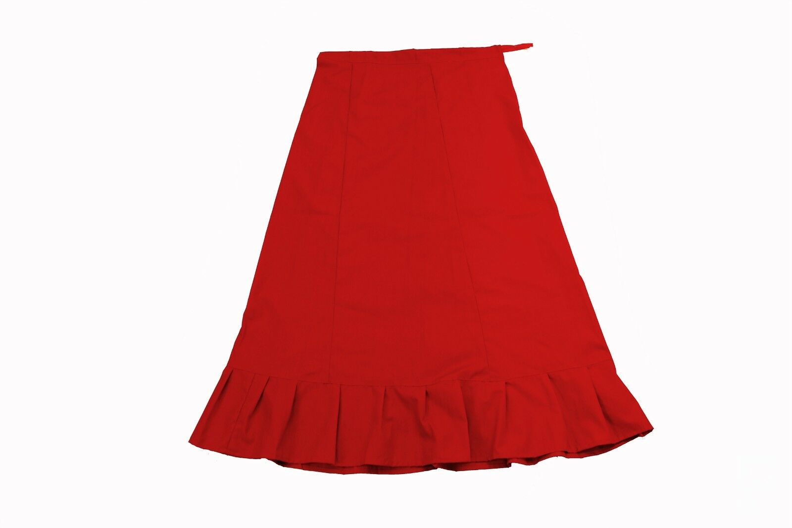 Red Cotton Saree Inner Petticoat,  Shapewear, Skirts for Women SF4226 - Siya Fashions
