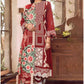 Red Net Salwar Pant Suit Pearl Embroidery Work SFSA241831 - Siya Fashions