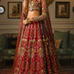Royal Silk Bridal Red Kasab Lehenga Set SIYA6790INS - Siya Fashions