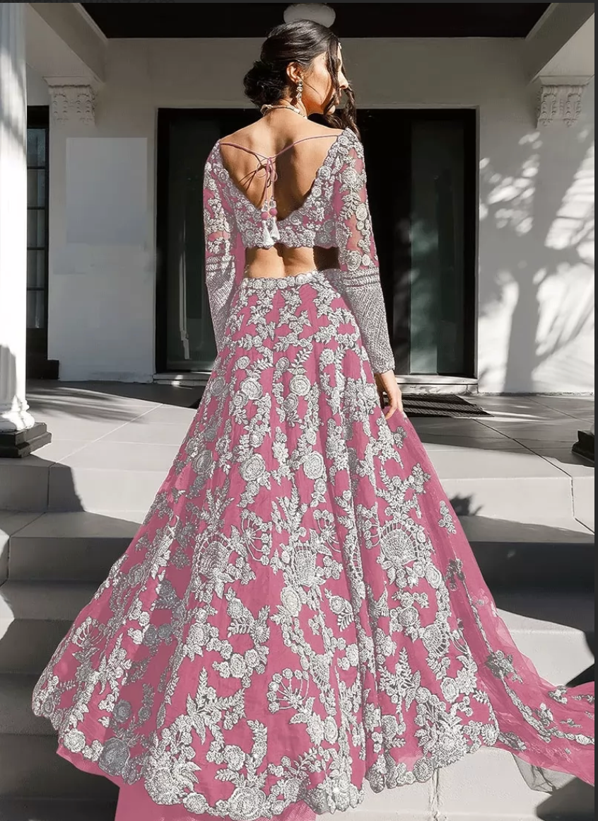 Designer Bridal Wedding Lehenga Choli In Net SFZ117142 - Siya Fashions