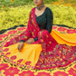 Yellow Navaratri Lehenga Choli In Cotton Digital Print SFZ121008 - Siya Fashions
