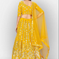 Yellow Digital Print Lehenga Choli In Georgette Fabric SFZ104929 - Siya Fashions
