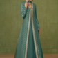 Turquoise Sangeet Anarkali Wedding Gown In Georgette SFZ127504 - Siya Fashions