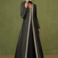 Black Sangeet Anarkali Wedding Gown In Georgette SFZ127508 - Siya Fashions
