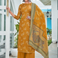 Yellow Indian Pakistani Palazzo Salwar Kameez Suit In Pasmina SFZ128699 - Siya Fashions