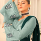 Green Palazzo Salwar Kameez Suit In Georgette SFZ128879 - Siya Fashions
