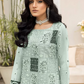 Green Net Indian Pakistani Long Palazzo Suit SF129768