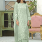 Green Georgette Indian Pakistani Long Palazzo Suit SFZ128290