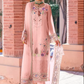 Peach Georgette  Indian Pakistani Palazzo Salwar Kameez SFZ128818