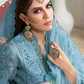 Turquoise Designer Net Salwar Kameez Suit SFZ128256