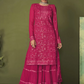 Pink Georgette Indian Salwar Kameez Suit SFZ123645