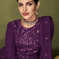 Purple Georgette Indian Salwar Kameez Suit SFZ123648