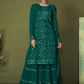 Green Georgette Indian Salwar Kameez Suit SFZ123647