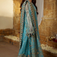 Blue Wedding Net Pakistani Long Gown Anarkali Suit SFES50933