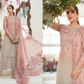 Peach Wedding Net Pakistani Long Gown Anarkali Suit SFES5091