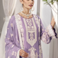 Purple Indian Long Palazzo Suit In Georgette SFZ131946