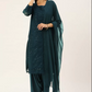 Teal Georgette Indian Pakistani Salwar Suit SFZ131252