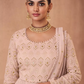 Peach Georgette Indian Pakistani Salwar Suit SFZ131914