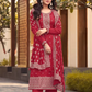 Red Silk Indian Pakistani Palazzo Suit In Silk SFZ132831