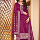 Pink Silk Indian Pakistani Palazzo Suit In Silk SFZ132828