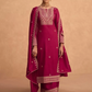 Pink Bridesmaid Palazzo Salwar Kameez Suit SFZ133729