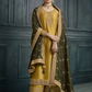 Prachi Desai Yellow Indian Palazzo Sharara Suit in  Silk Georgette SFZ132852