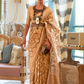 Gold Handlook Silk Woven Fabric Saree SFZ132774