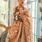 Gold Handlook Silk Woven Fabric Saree SFZ132774