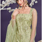 Seraphic Green Sangeet Wedding Party Palazzo In Net SFSA294108 - Siya Fashions