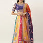 Slim Multicolor Embroidery Silk Lehenga SRROY369402 - Siya Fashions