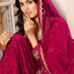 Wedding Pink Embroidery Designer Palazzo Suit SFSA286004 - Siya Fashions