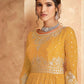 Yellow Haldi Georgette Palazzo Sharara Suit  SFYS73202 - Siya Fashions