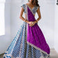 Zara Bridal Wedding Purple Blue Lehenga Set SFINS1123 - Siya Fashions