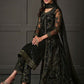 Black Net Wedding Indian Pakistani Long Gown Anarkali Suit SFVPL20904